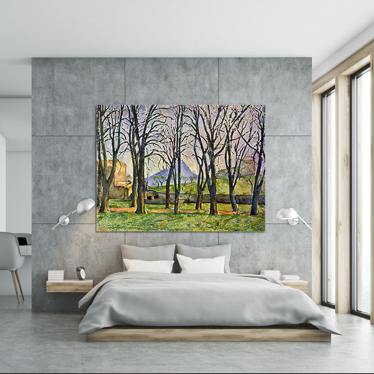 Chestnut Trees in Jas de Bouffan by Cezanne Canvas Print or Poster - Canvas Art Rocks - 5
