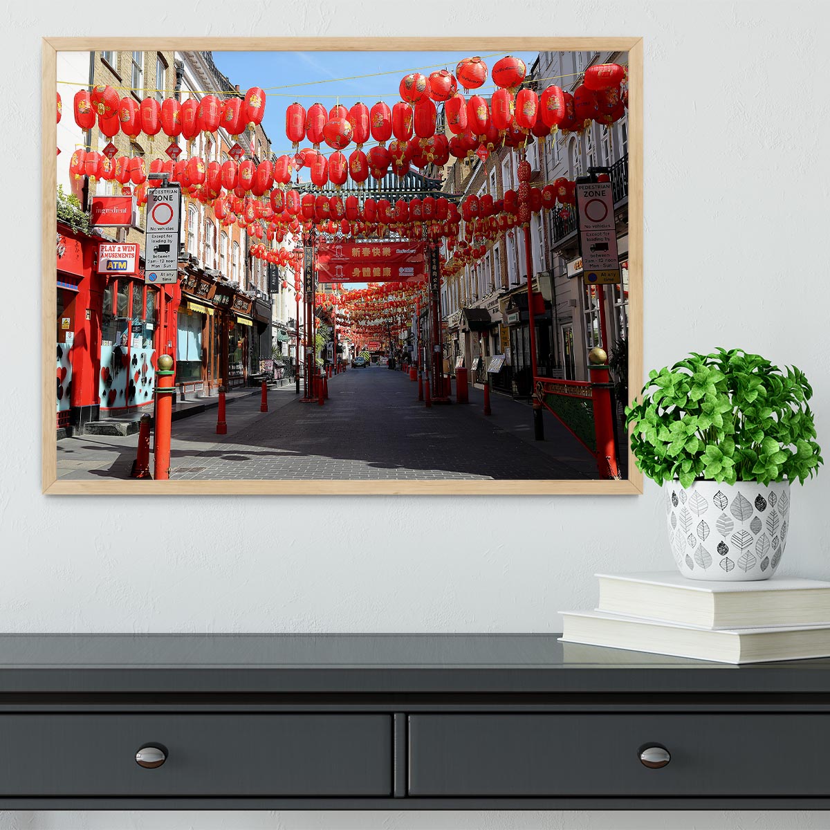 Chinatown London under Lockdown 2020 Framed Print - Canvas Art Rocks - 4