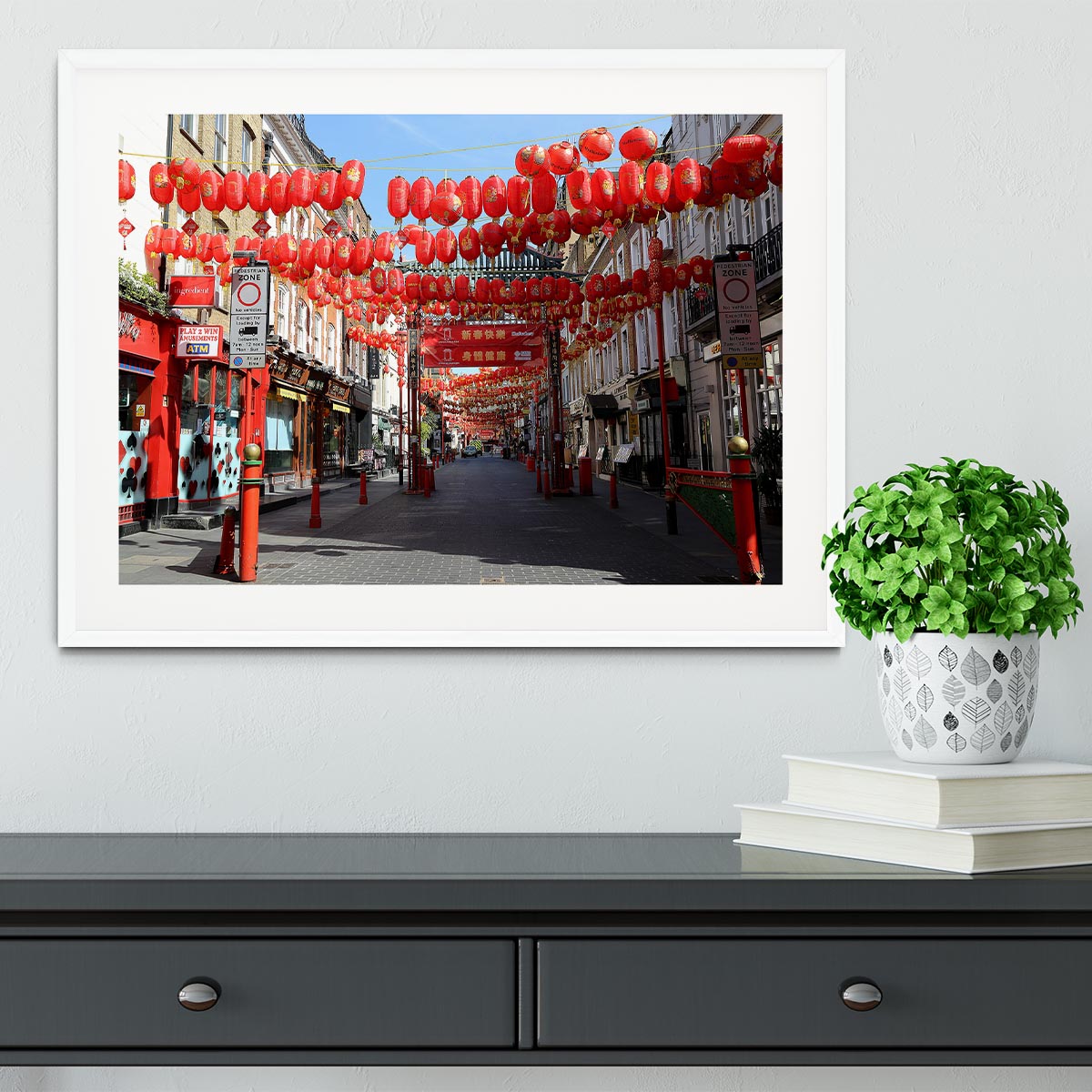 Chinatown London under Lockdown 2020 Framed Print - Canvas Art Rocks - 5