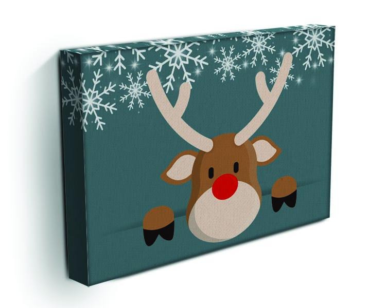 Christmas Reindeer Canvas Print or Poster - Canvas Art Rocks - 3
