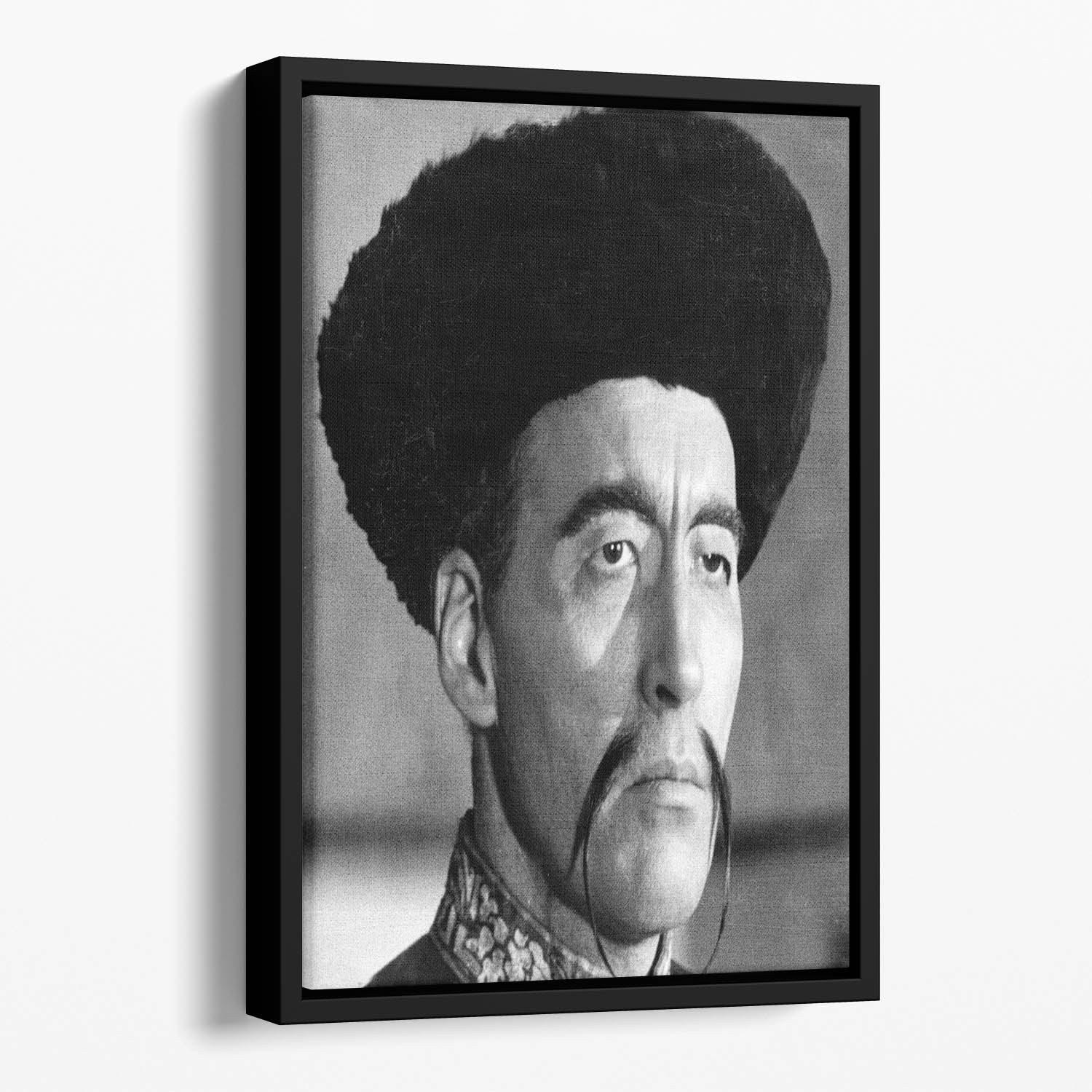 Christopher Lee in The Face of Fun Manchu Floating Framed Canvas