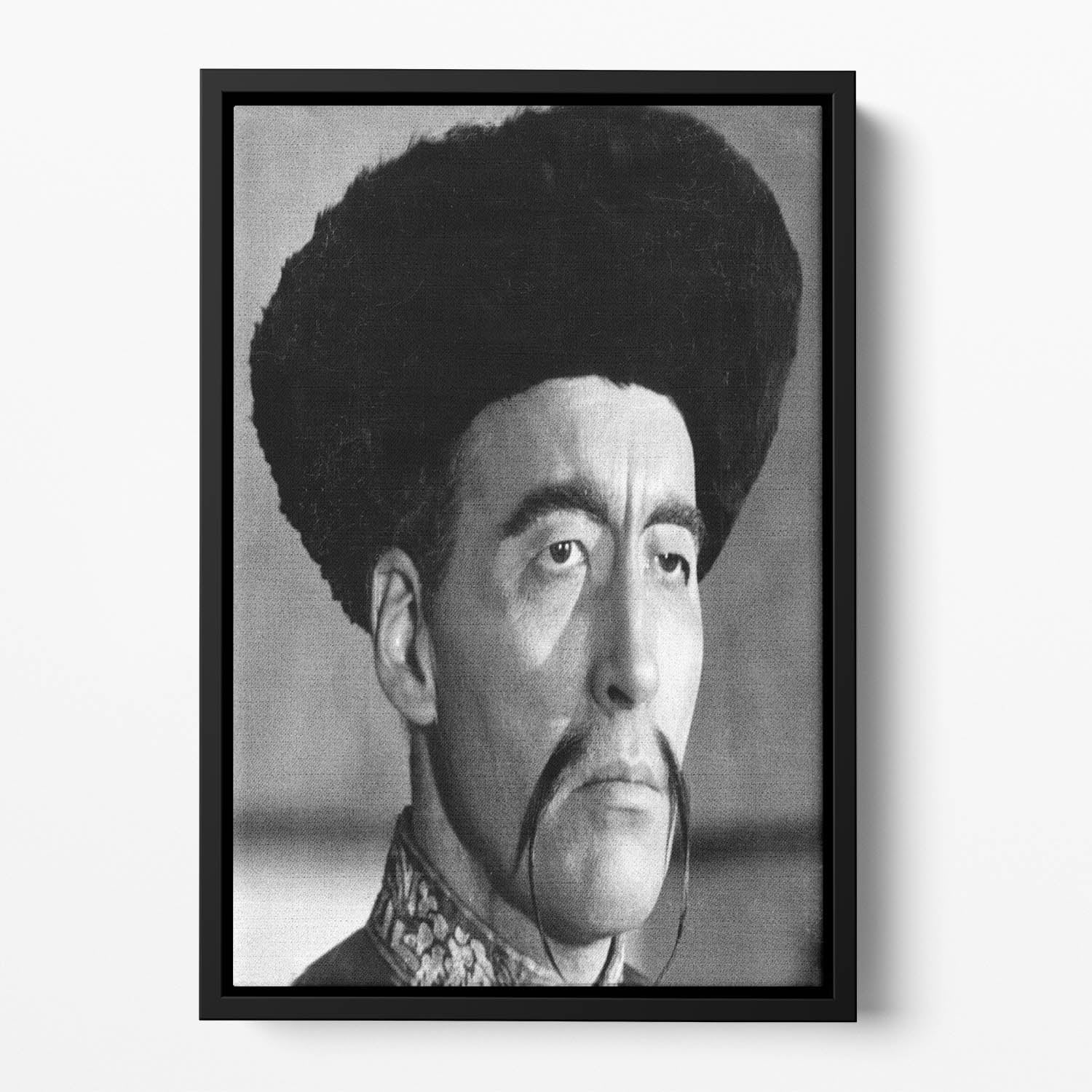 Christopher Lee in The Face of Fun Manchu Floating Framed Canvas