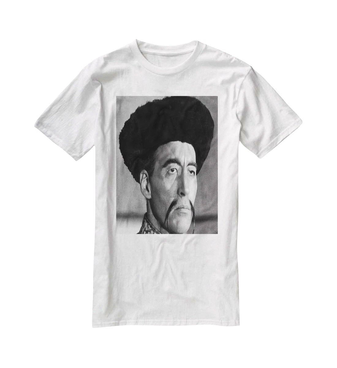 Christopher Lee in The Face of Fun Manchu T-Shirt - Canvas Art Rocks - 5