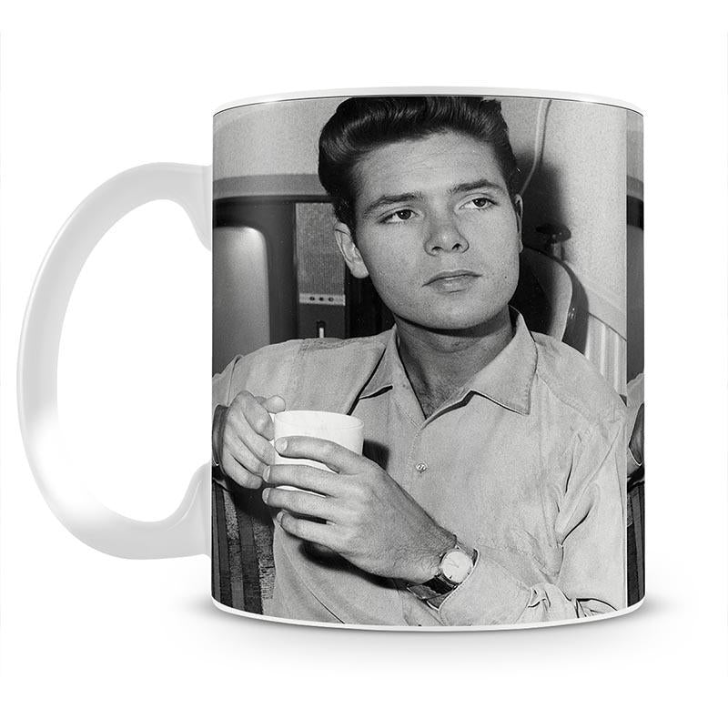 Cliff Richard with a cup of tea Mug - Canvas Art Rocks - 1