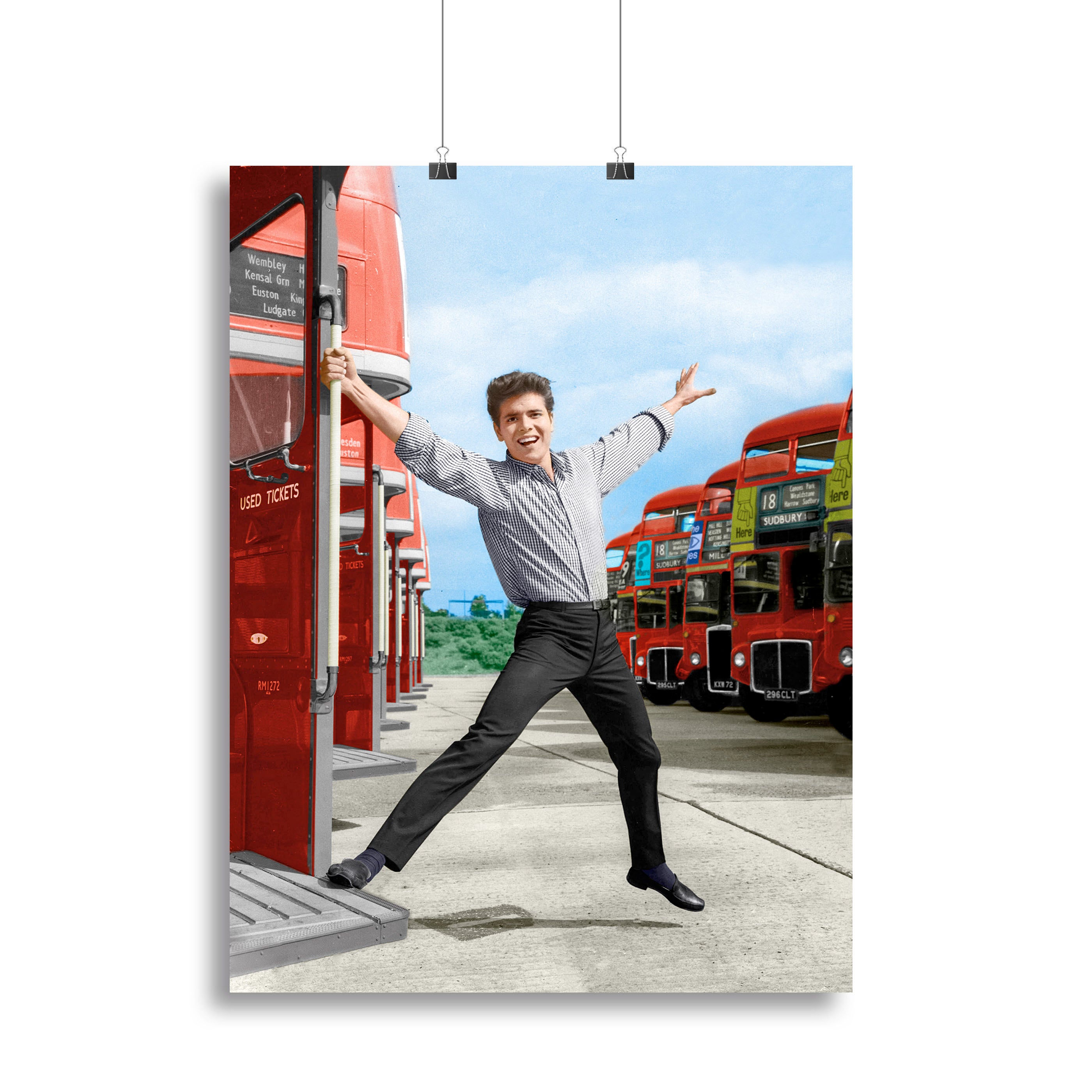 Cliff in Summer Holiday Canvas Print or Poster - Canvas Art Rocks - 2
