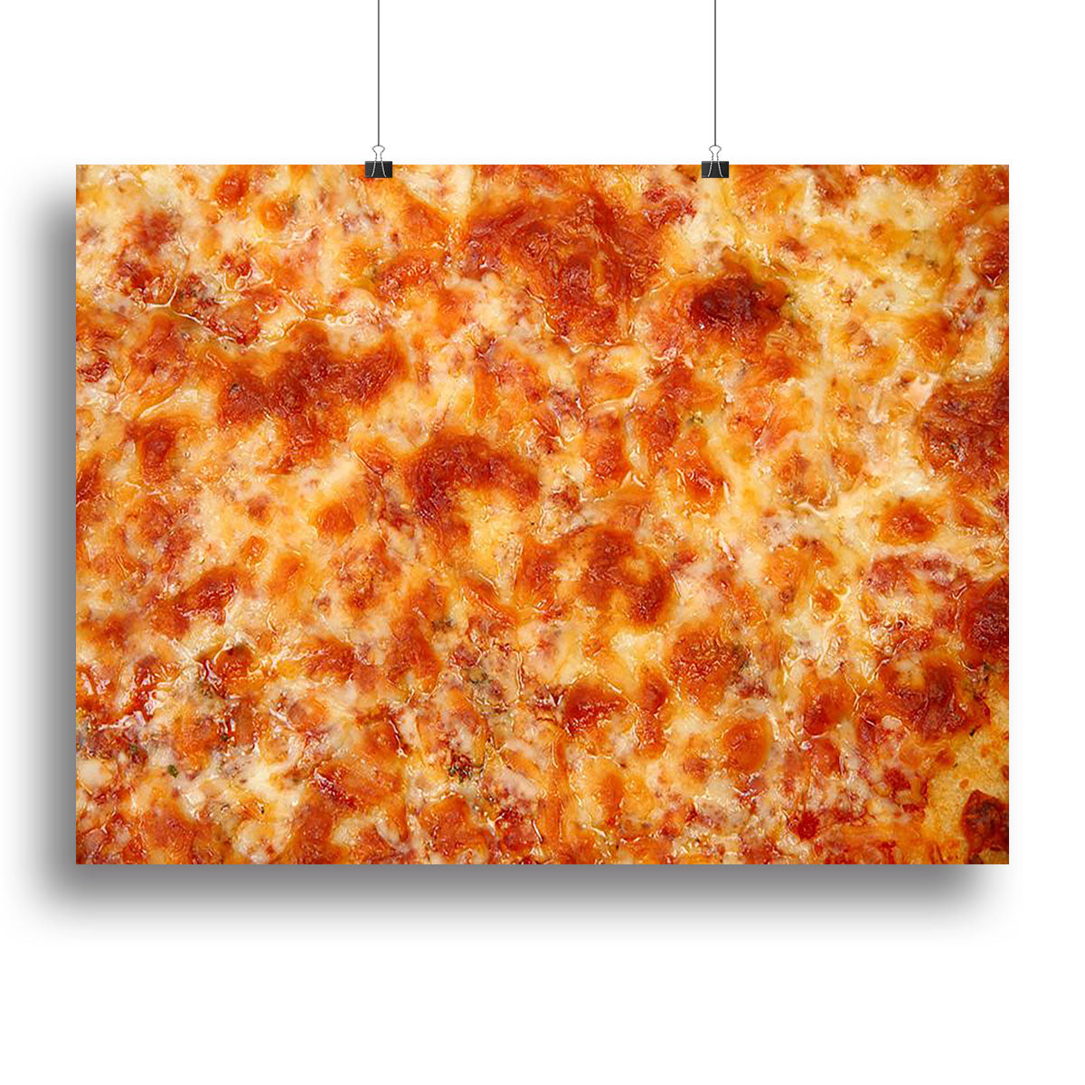 Close up of Cheese Bread Pizza Canvas Print or Poster - Canvas Art Rocks - 2