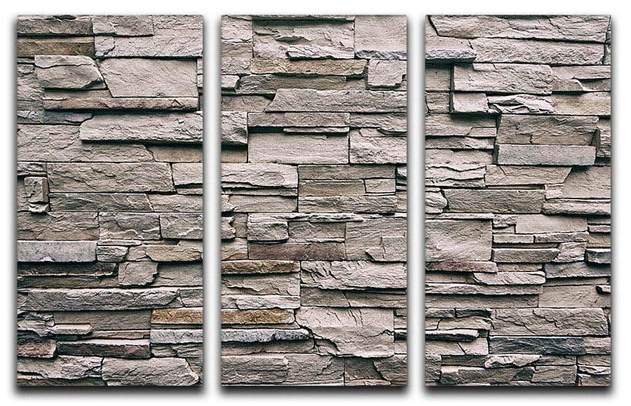 Close up of modern style design 3 Split Panel Canvas Print - Canvas Art Rocks - 1