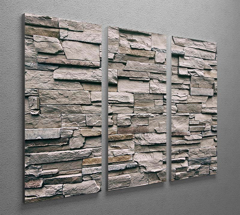 Close up of modern style design 3 Split Panel Canvas Print - Canvas Art Rocks - 2