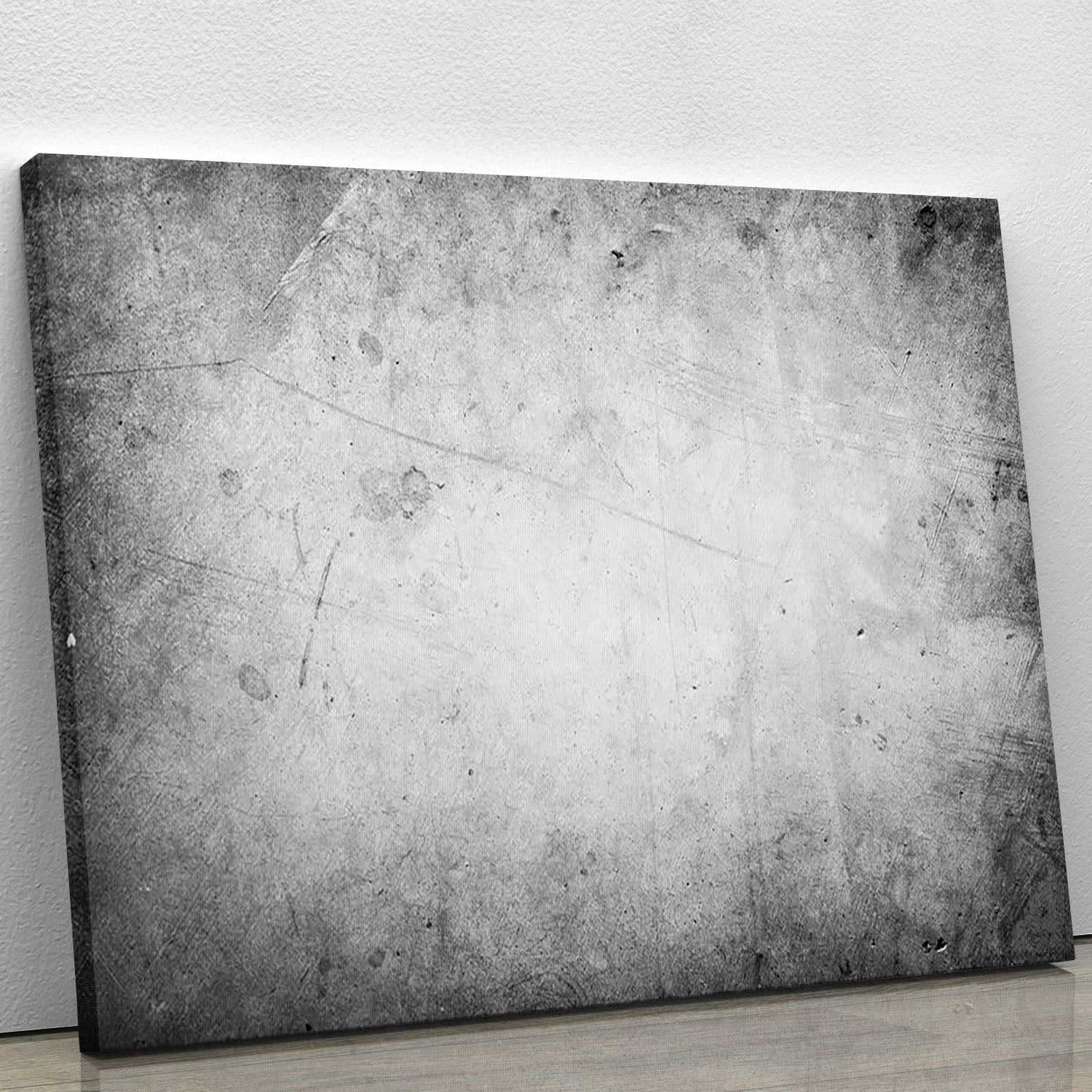 Closeup of textured grey wall Canvas Print or Poster - Canvas Art Rocks - 1