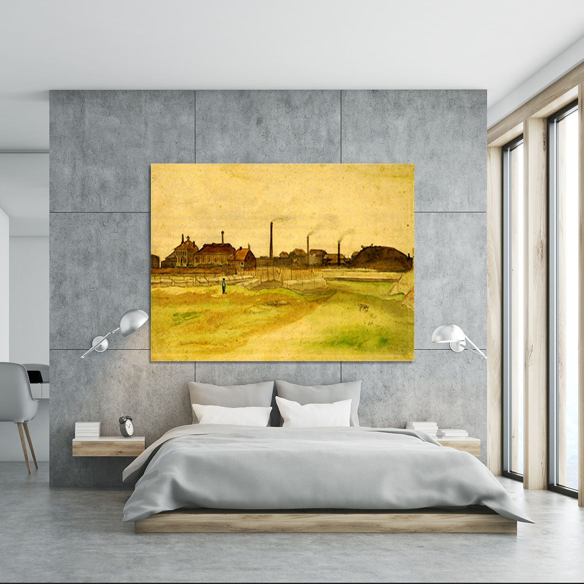 Coalmine in the Borinage by Van Gogh Canvas Print or Poster - Canvas Art Rocks - 5