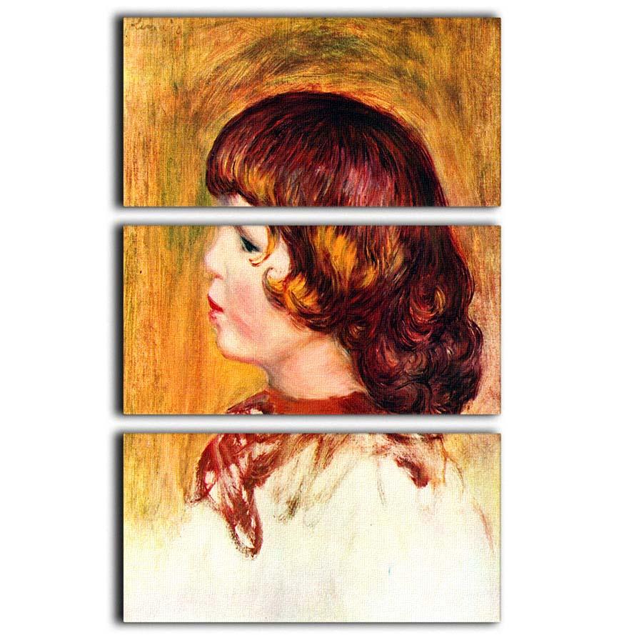 Coco by Renoir 3 Split Panel Canvas Print - Canvas Art Rocks - 1