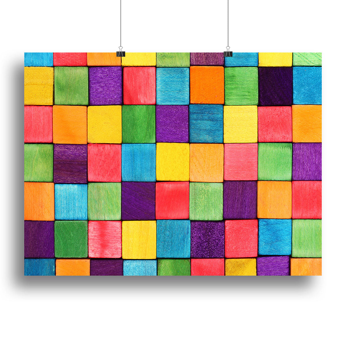 Colorful blocks Canvas Print or Poster - Canvas Art Rocks - 2
