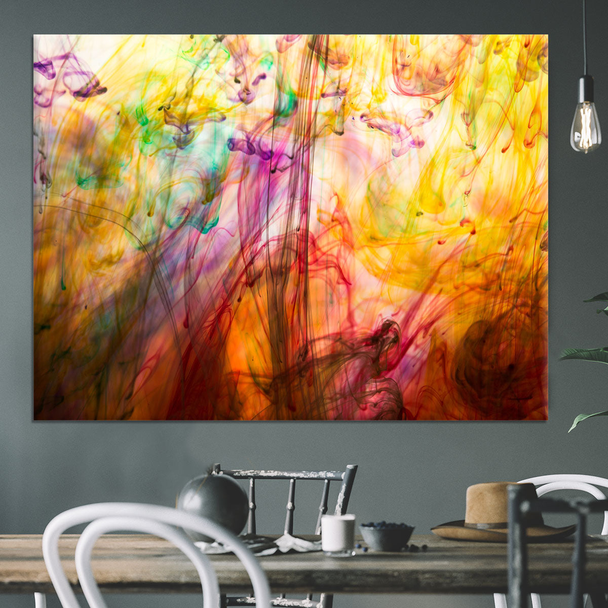 Colorful motion blur background Canvas Print or Poster - Canvas Art Rocks - 3