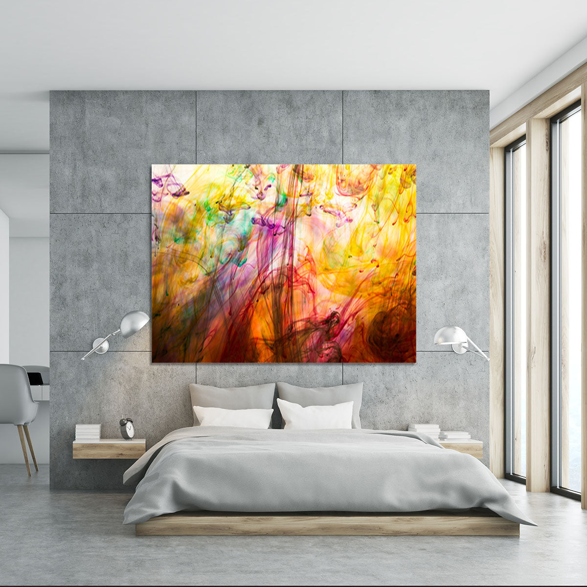 Colorful motion blur background Canvas Print or Poster - Canvas Art Rocks - 5