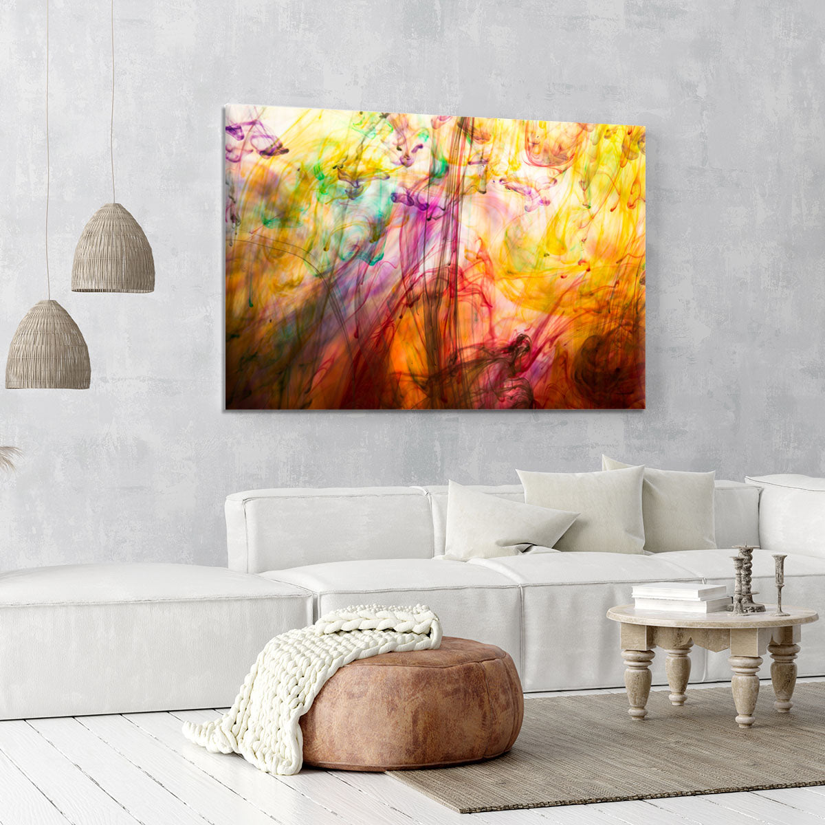 Colorful motion blur background Canvas Print or Poster - Canvas Art Rocks - 6