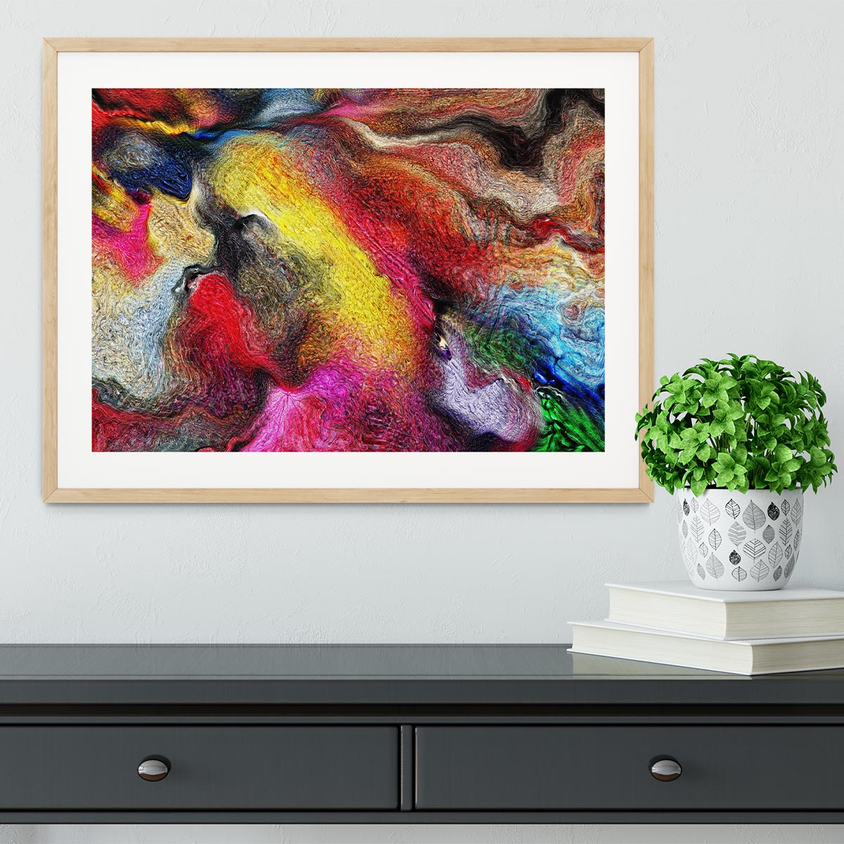Colour Spash Framed Print - Canvas Art Rocks - 3