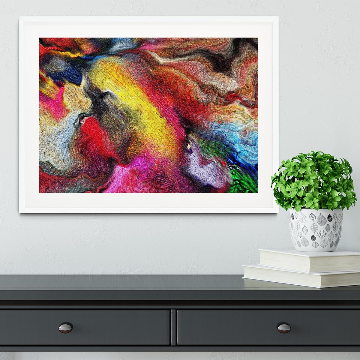 Colour Spash Framed Print - Canvas Art Rocks - 5