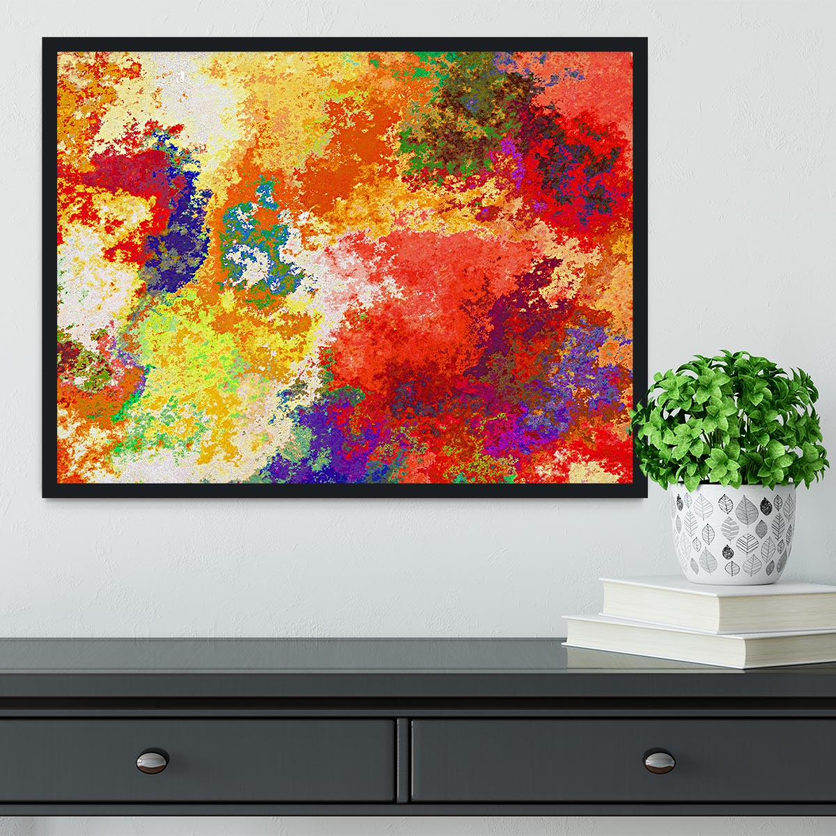 Colour Splash Version 2 Framed Print - Canvas Art Rocks - 2