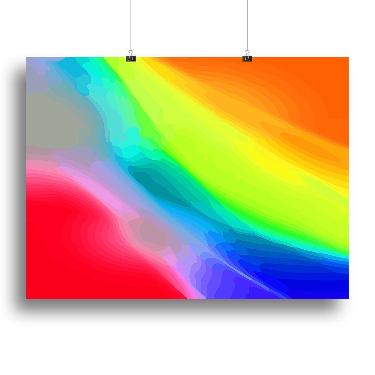 Colour Swirl Canvas Print or Poster - Canvas Art Rocks - 2