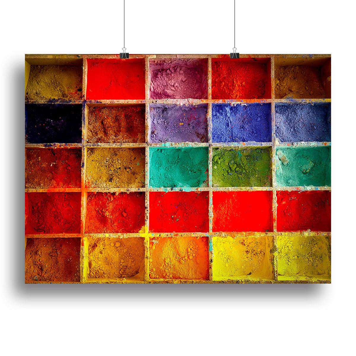 Coloured Squares Canvas Print or Poster - Canvas Art Rocks - 2