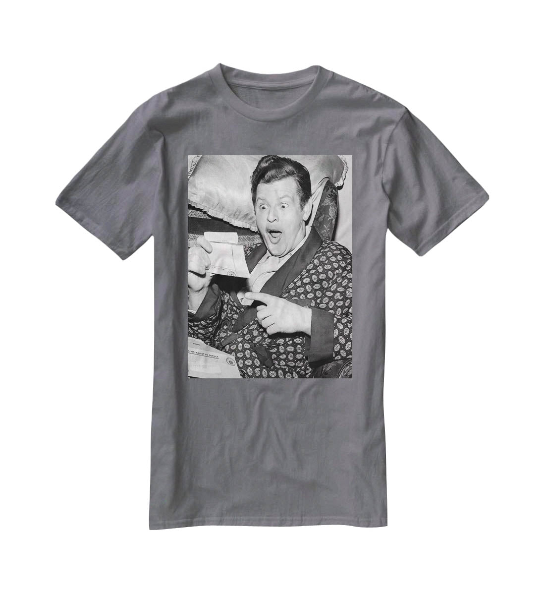 Comedian Benny Hill T-Shirt - Canvas Art Rocks - 3