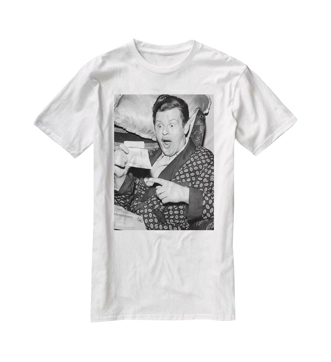 Comedian Benny Hill T-Shirt - Canvas Art Rocks - 5