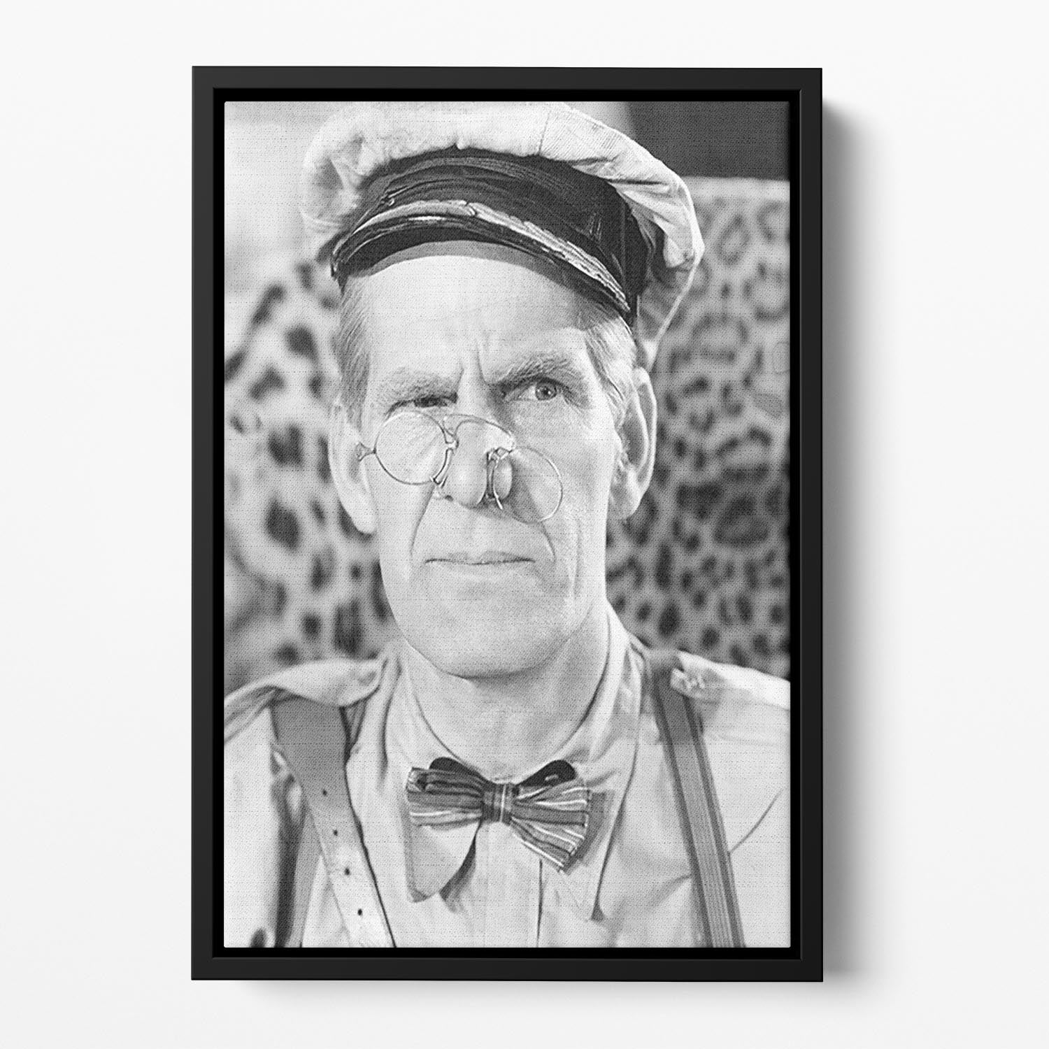 Comedian Will Hay Floating Framed Canvas - Canvas Art Rocks - 2
