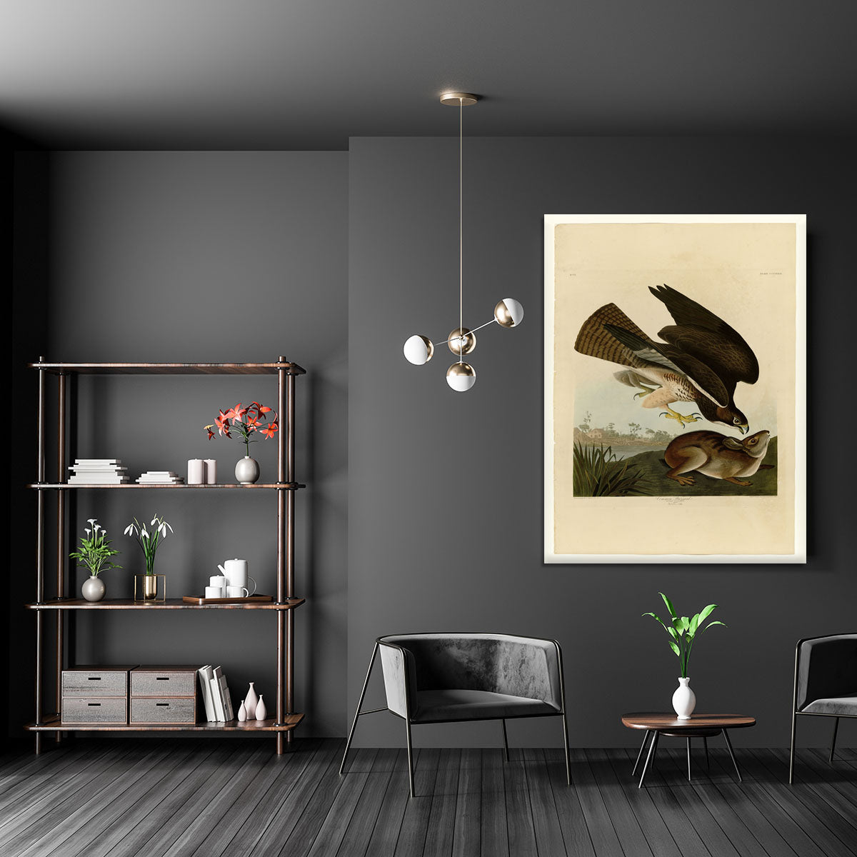 Common Buzzard by Audubon Canvas Print or Poster - Canvas Art Rocks - 5