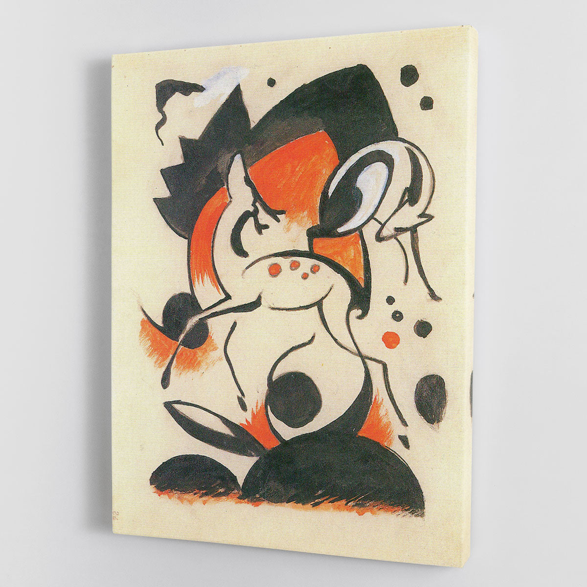 Composition with two deer by Franz Marc Canvas Print or Poster - Canvas Art Rocks - 1