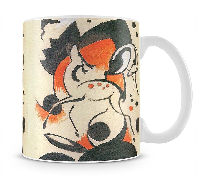 Composition with two deer by Franz Marc Mug - Canvas Art Rocks - 1