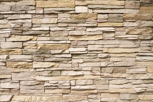 Contemporary stacked stone Wall Mural Wallpaper - Canvas Art Rocks - 1