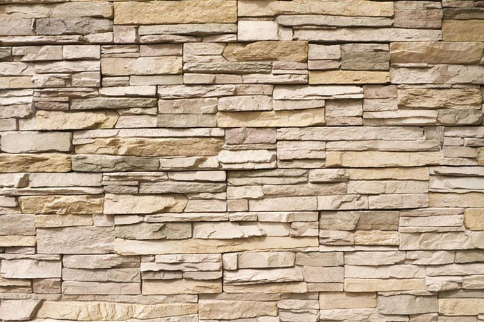 Contemporary stacked stone Wall Mural Wallpaper