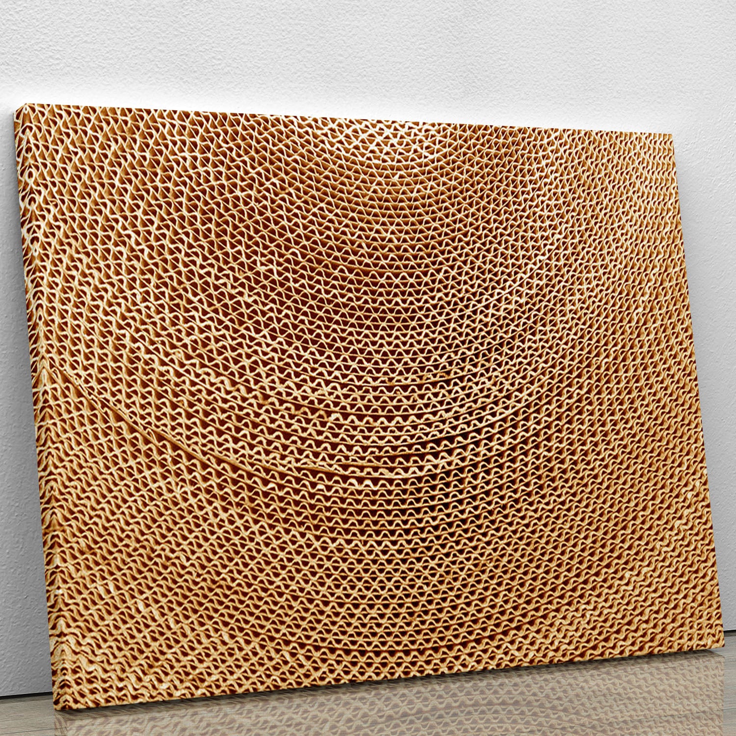 Corrugated cardboard abstract Canvas Print or Poster - Canvas Art Rocks - 1