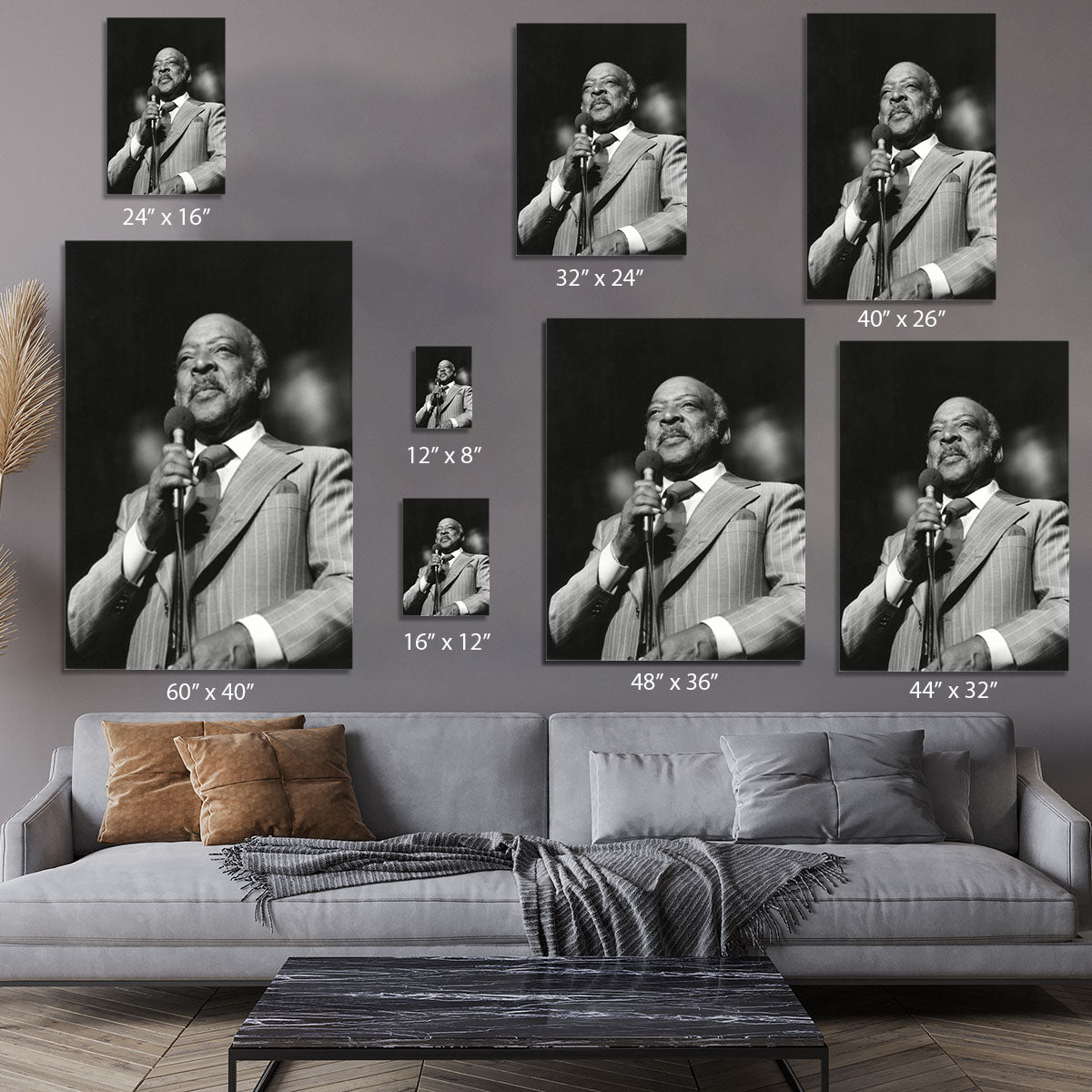 Count Basie performing Canvas Print or Poster - Canvas Art Rocks - 7