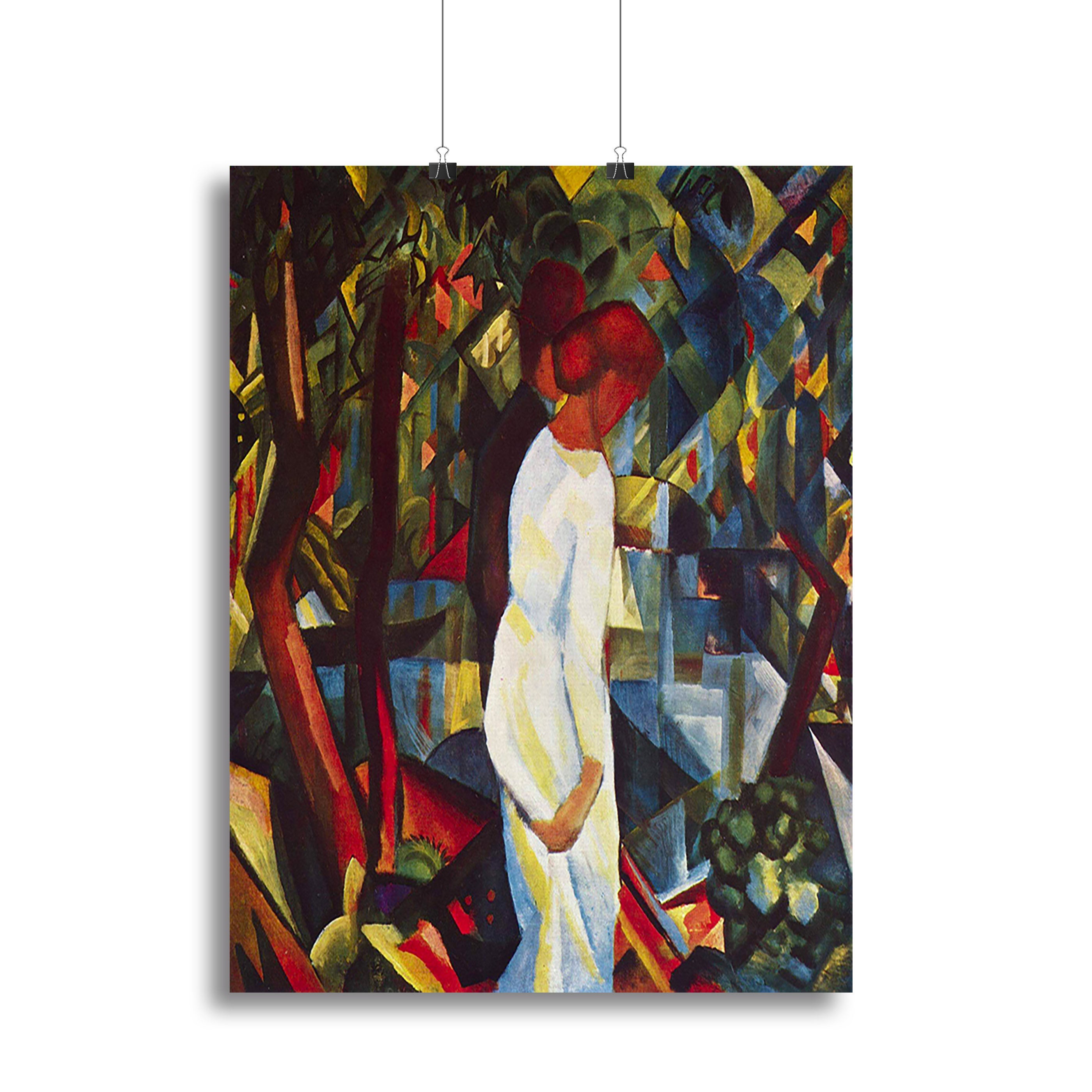 Couple in the forest by Macke Canvas Print or Poster - Canvas Art Rocks - 2