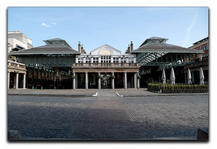 Covent Garden London under Lockdown 2020 Canvas Print or Poster - Canvas Art Rocks - 1