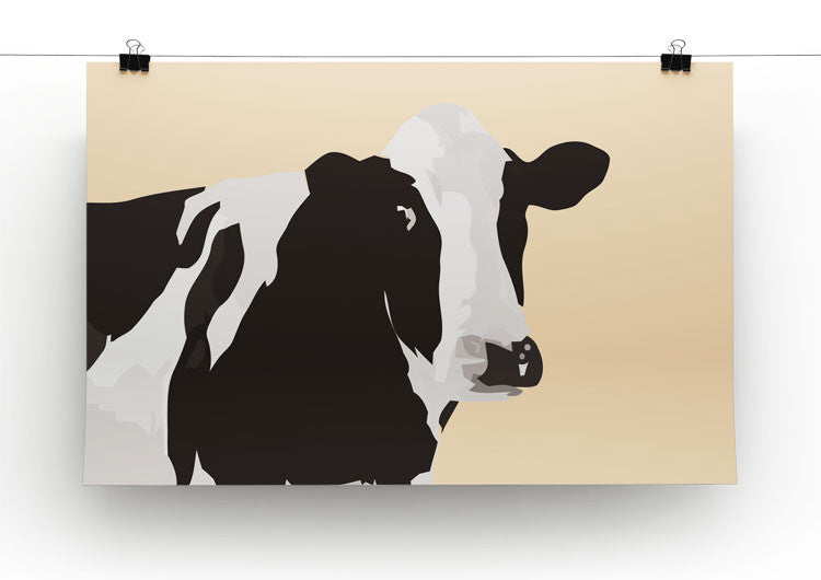 Fresian Cow Pop Art Print - Canvas Art Rocks - 2