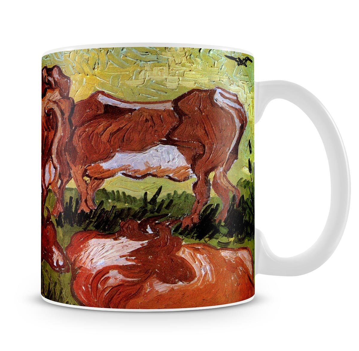 Cows after Jordaens by Van Gogh Mug - Canvas Art Rocks - 4