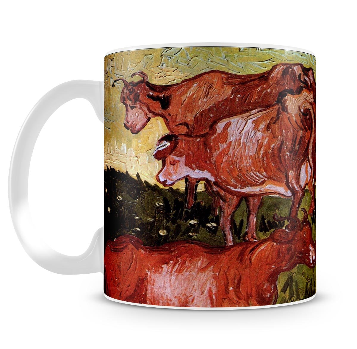 Cows after Jordaens by Van Gogh Mug - Canvas Art Rocks - 4