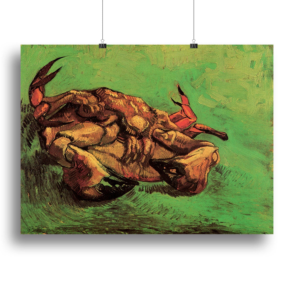 Crab on Its Back by Van Gogh Canvas Print or Poster - Canvas Art Rocks - 2