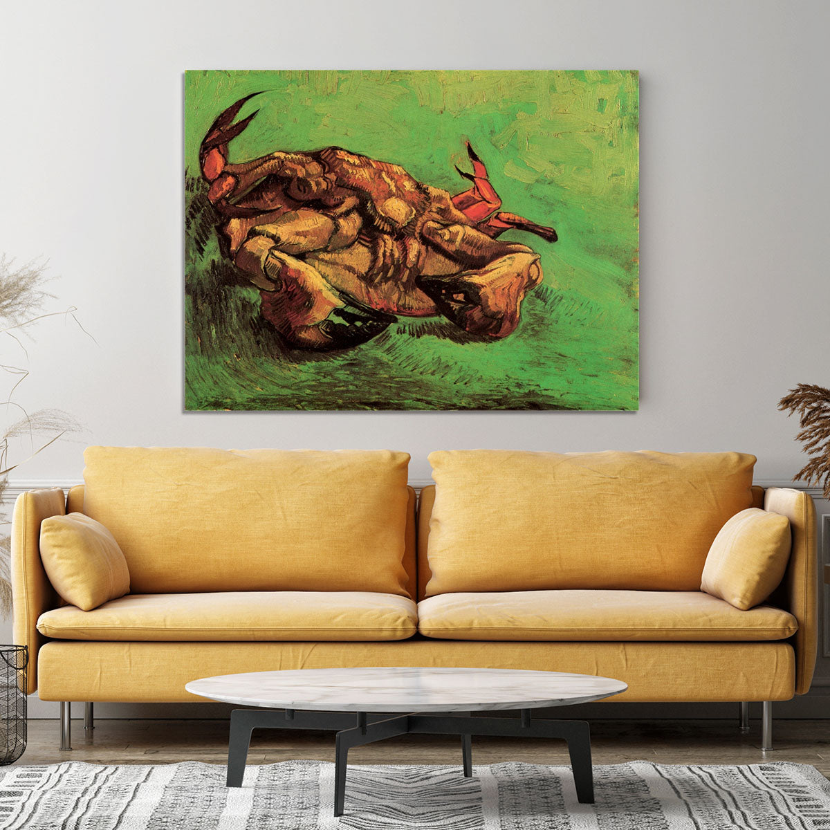 Crab on Its Back by Van Gogh Canvas Print or Poster - Canvas Art Rocks - 4