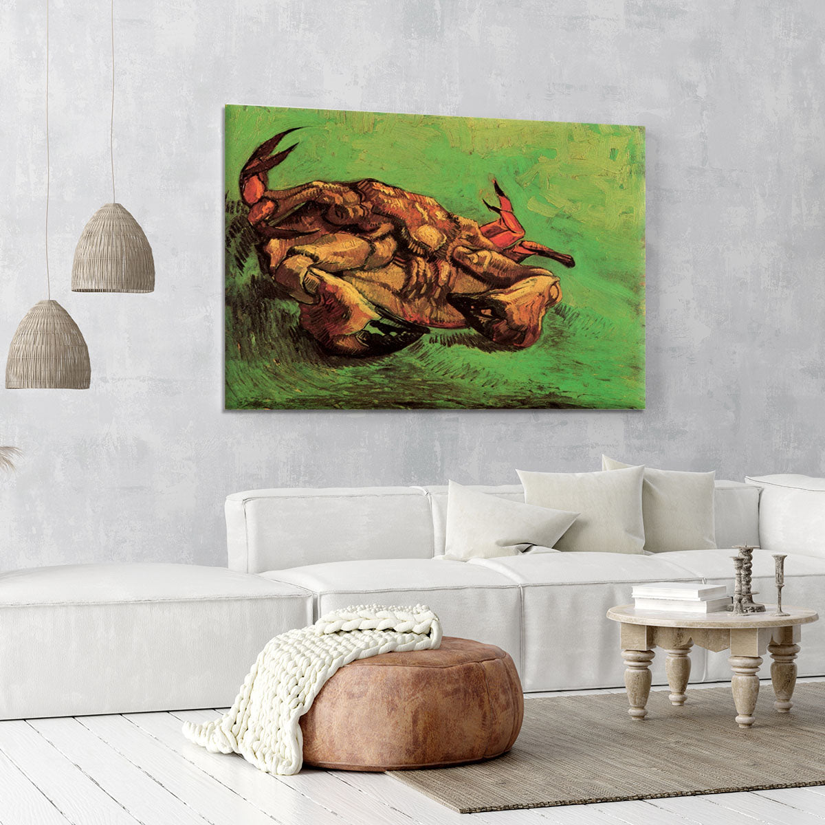 Crab on Its Back by Van Gogh Canvas Print or Poster - Canvas Art Rocks - 6