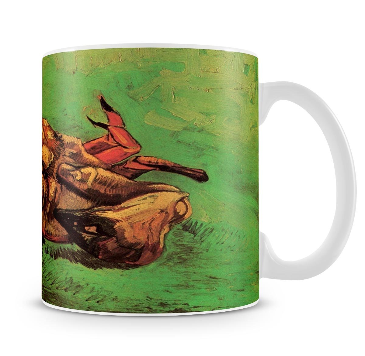 Crab on Its Back by Van Gogh Mug - Canvas Art Rocks - 4