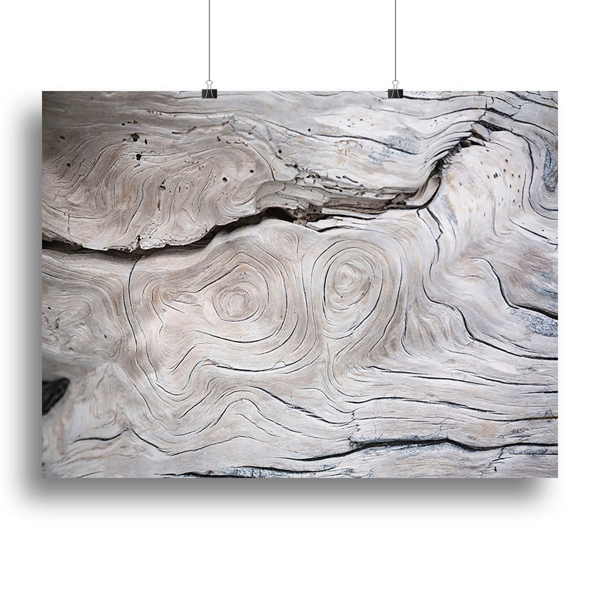 Cracks and structures in wood Canvas Print or Poster - Canvas Art Rocks - 2