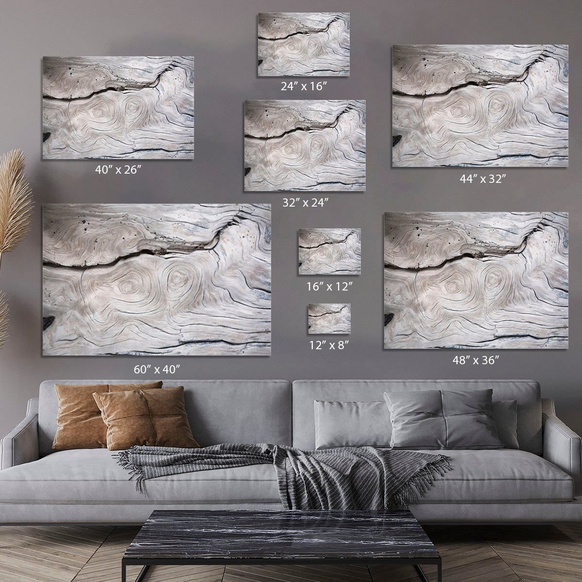 Cracks and structures in wood Canvas Print or Poster - Canvas Art Rocks - 7