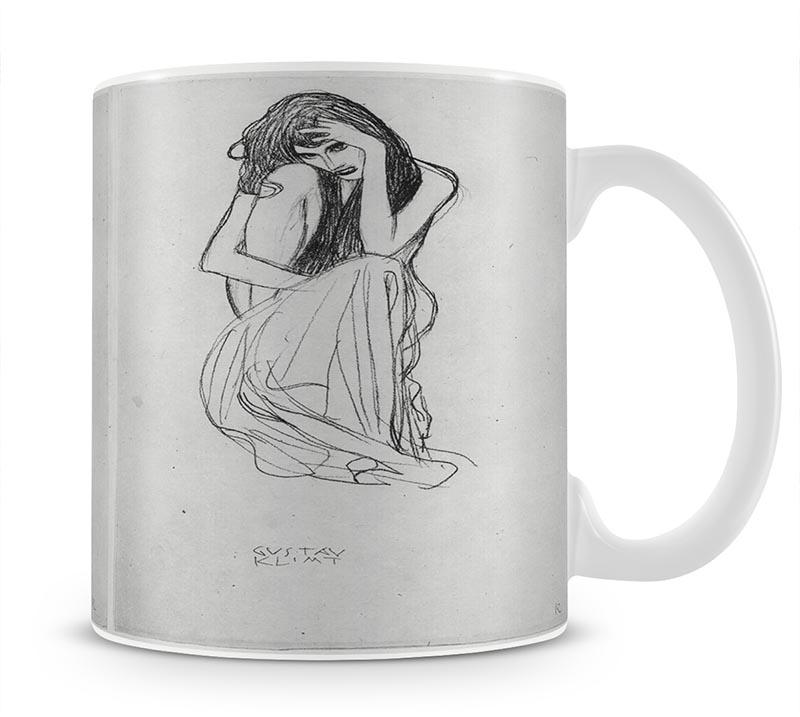 Crouching from the front by Klimt Mug - Canvas Art Rocks - 1