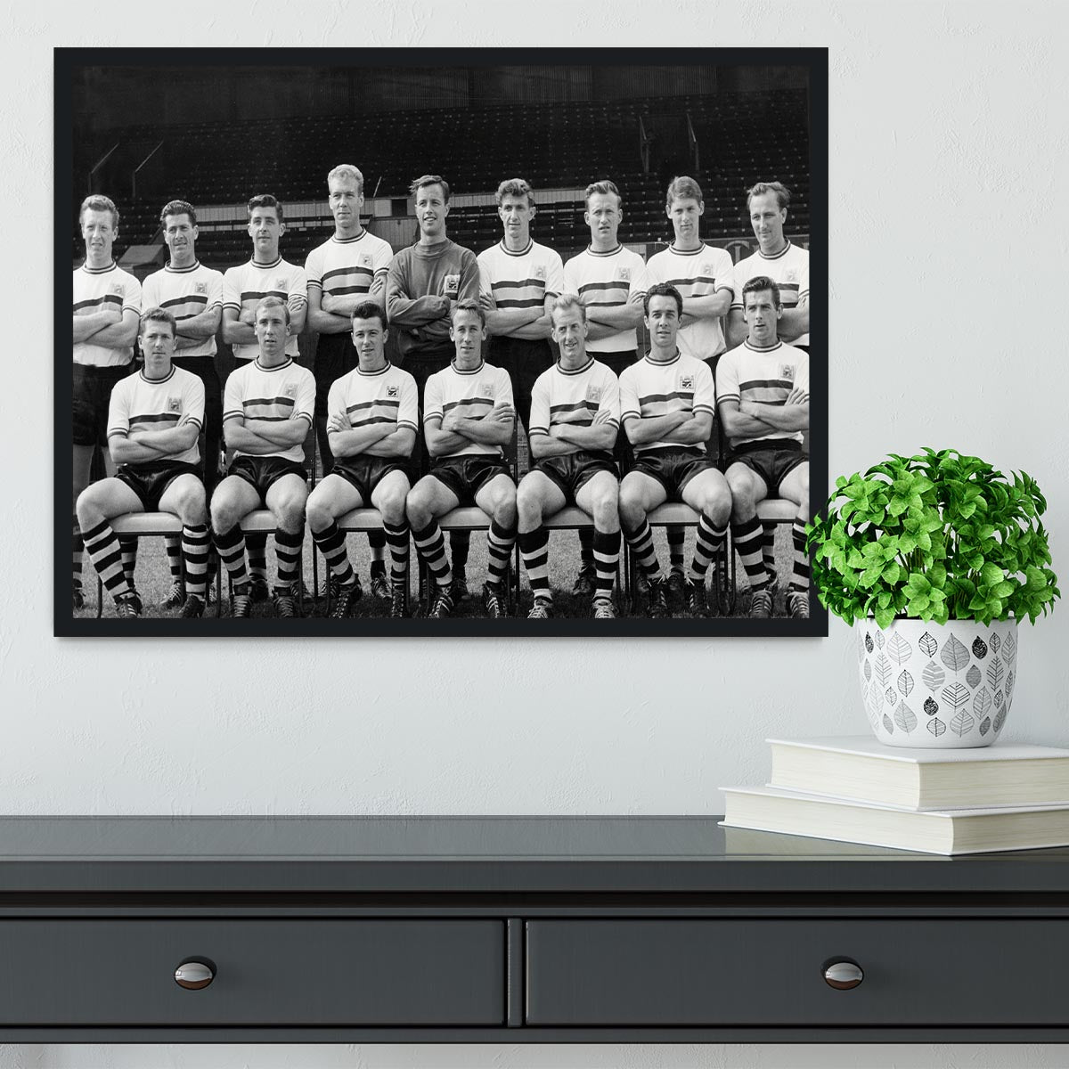 Crystal Palace Football Club Team Photo 1961 Framed Print - Canvas Art Rocks - 2