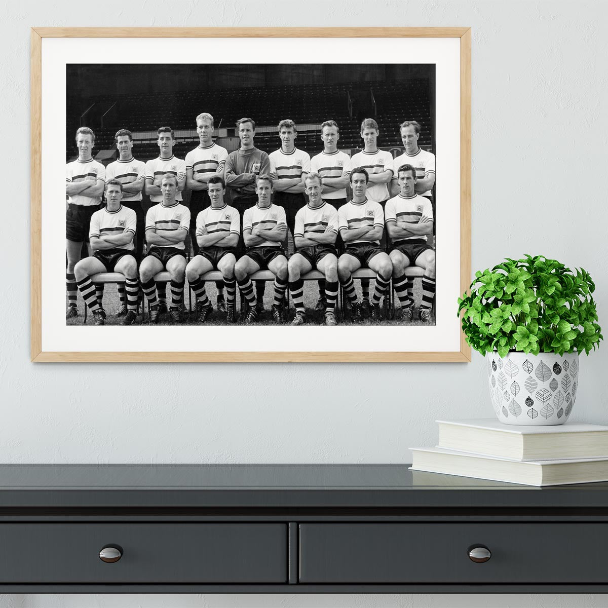 Crystal Palace Football Club Team Photo 1961 Framed Print - Canvas Art Rocks - 3
