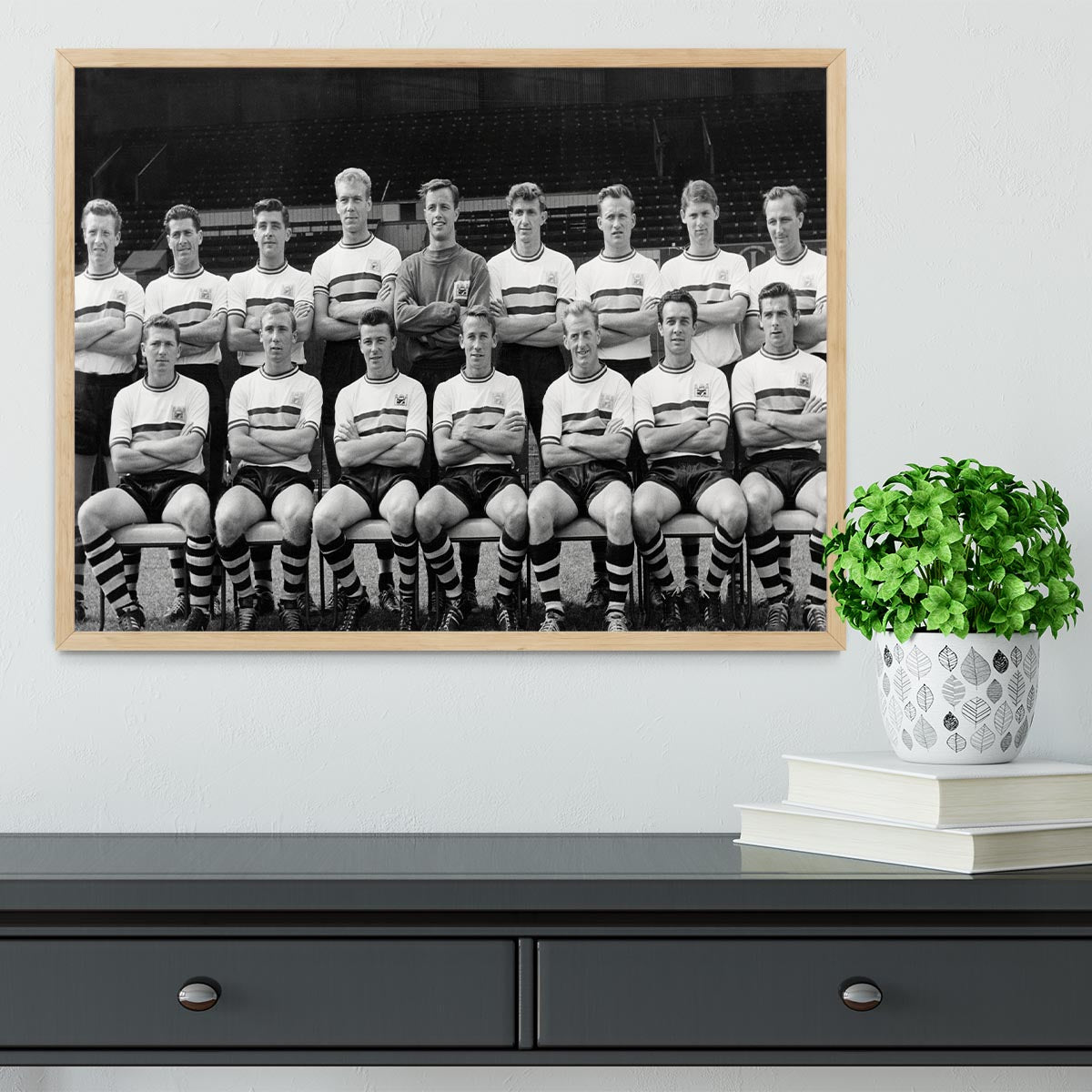 Crystal Palace Football Club Team Photo 1961 Framed Print - Canvas Art Rocks - 4
