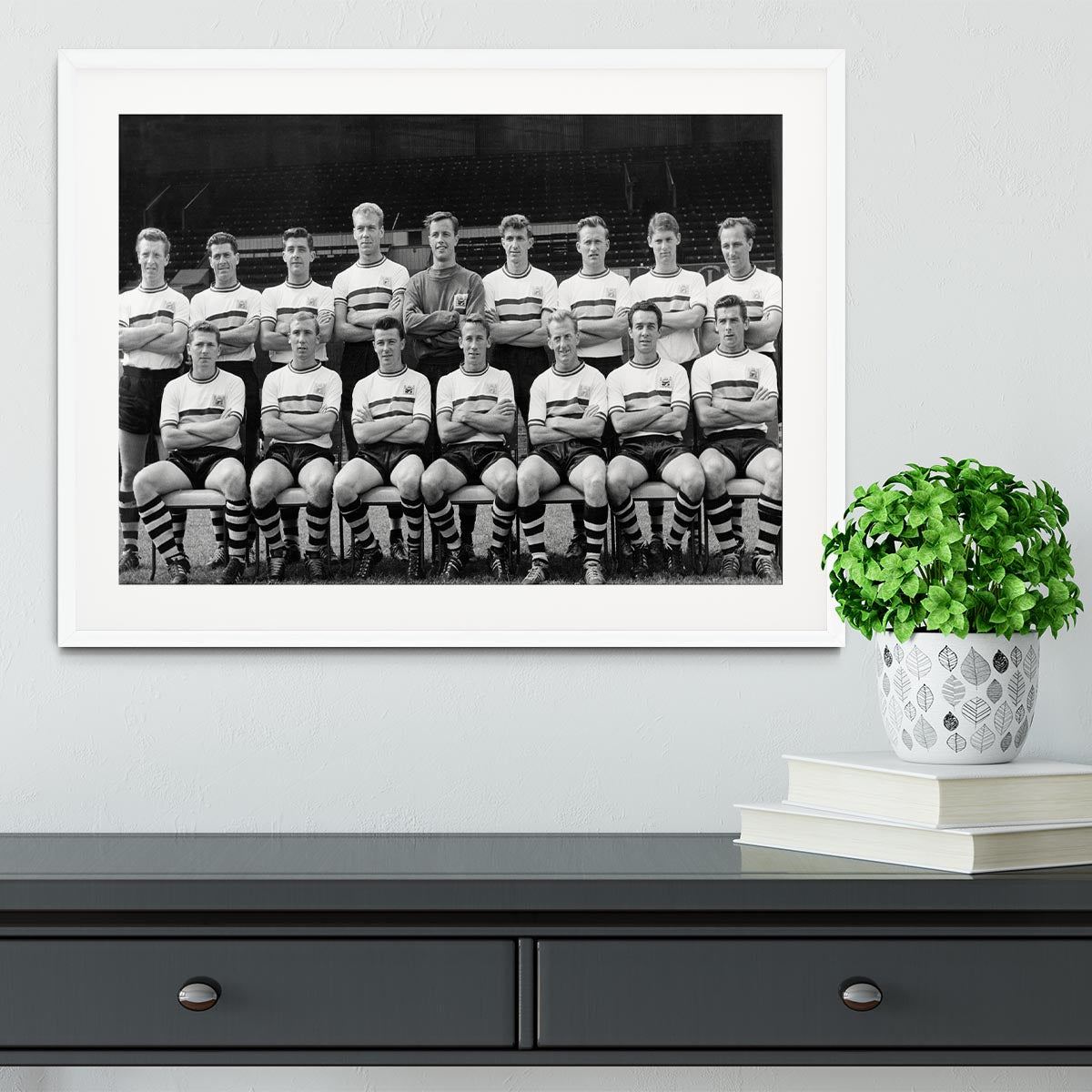 Crystal Palace Football Club Team Photo 1961 Framed Print - Canvas Art Rocks - 5